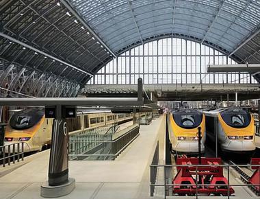 Eurostar at St. Pancras Station 